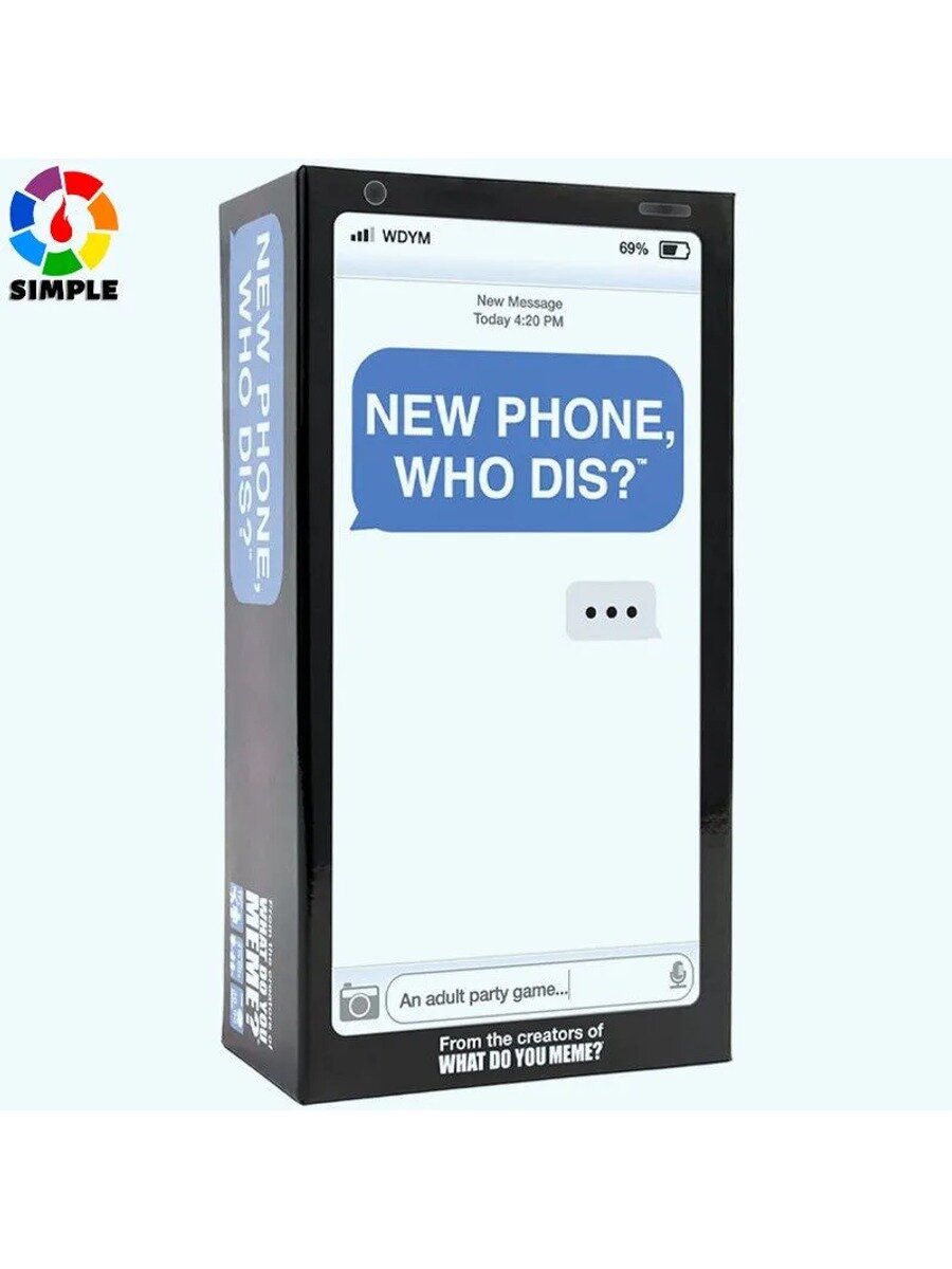 What Do You Meme New Phone Who Dis Adult Offline Text Message Party Card Game Карточная игра Настольная игра