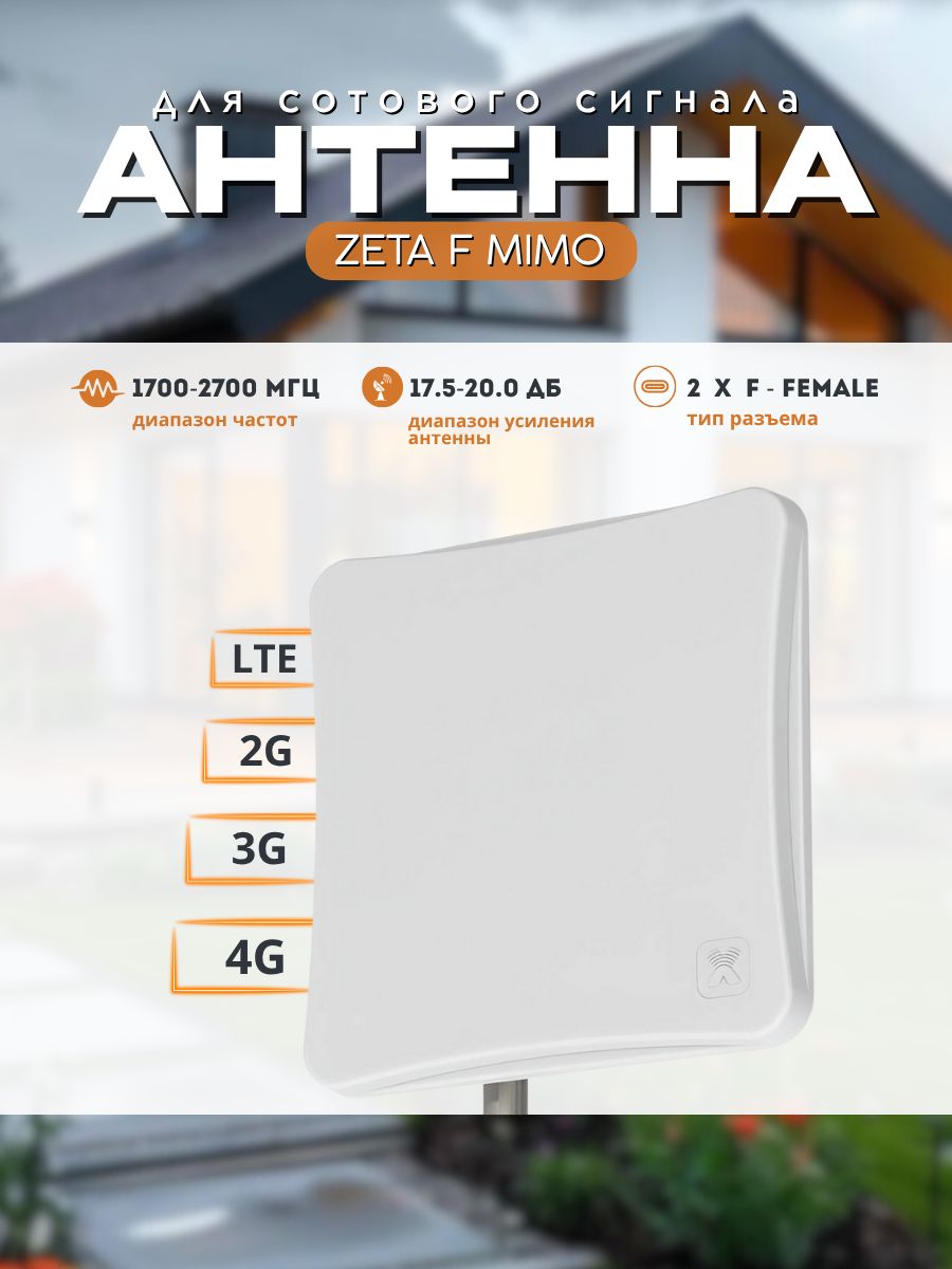 Антенный усилитель сигнала сотовой связи для интернета Антэкс 20dbi