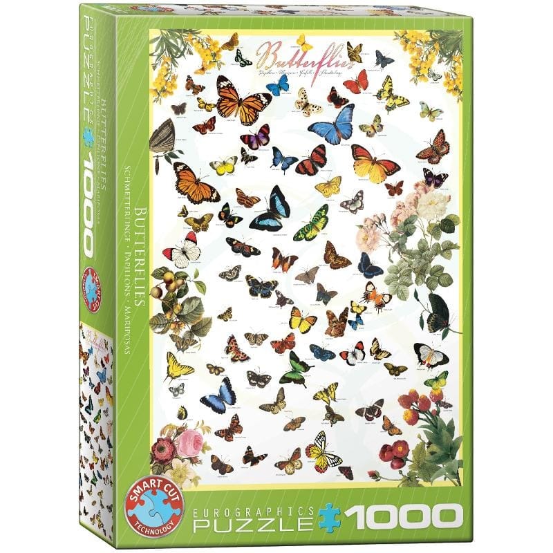 Пазл Eurographics Бабочки, 1000 элементов