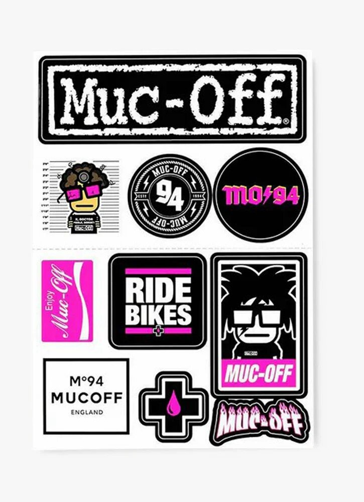 Muc-Off Водонепроницаемая оригинальная наклейка для шлема велосипеда и мотоцикла - 1 шт