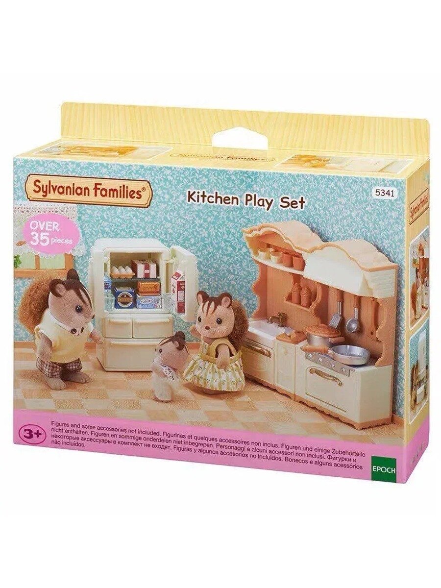 Sylvanian Families Набор Игровая кухня 5341, игровой набор мебели для кукол