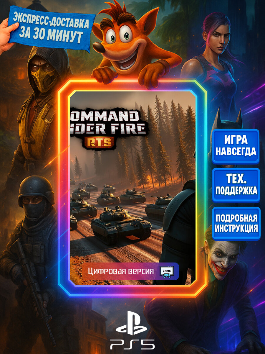 Command Under Fire RTS | PS5 | Стратегии в реальном времени | Цифровая версия