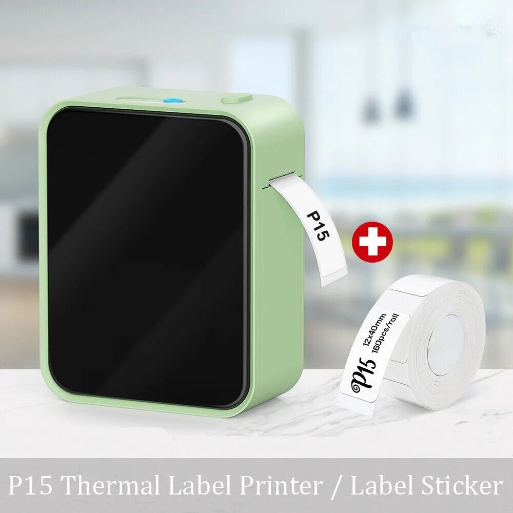 Marklife P15 Термопринтер для этикеток, green