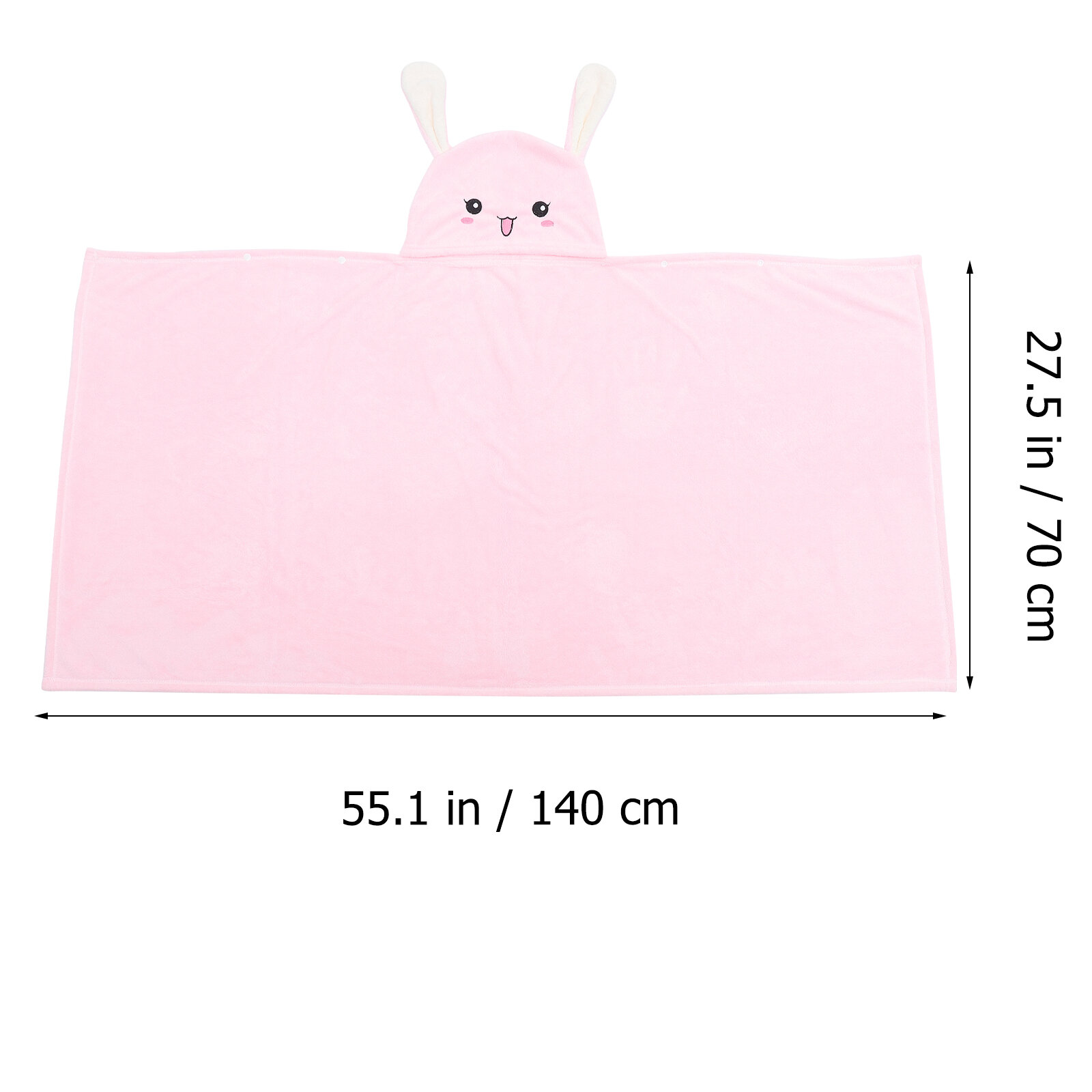 Розовое Полотенце С Худи Для Детей 140x70cm Идеально Подходит Для Подарков На День Рождения И Праздники