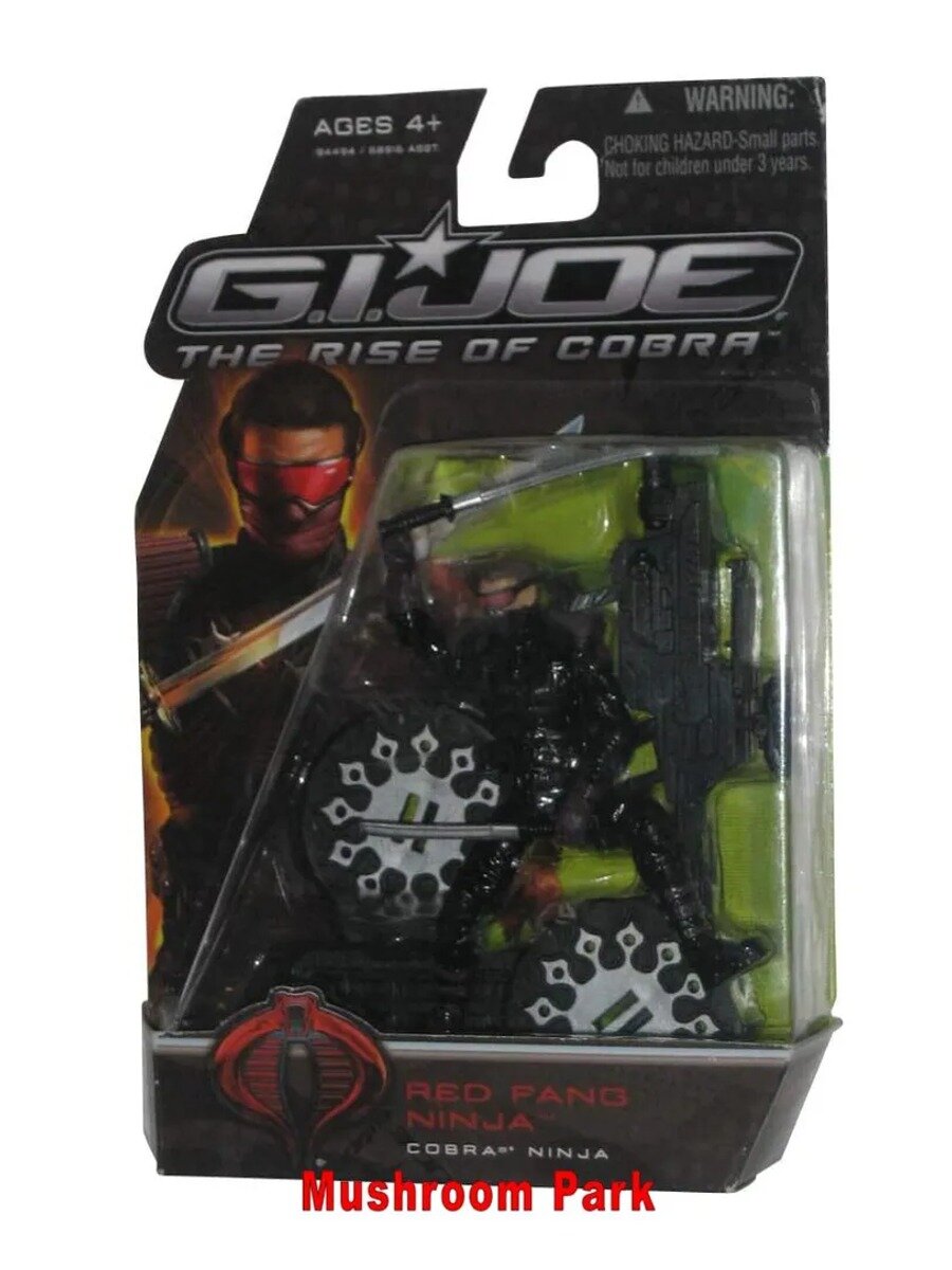 Фигурки Hasbro G.I. Joe Movie The Rise of Cobra 3.75 Inch Action Figure Red Fang Ninja