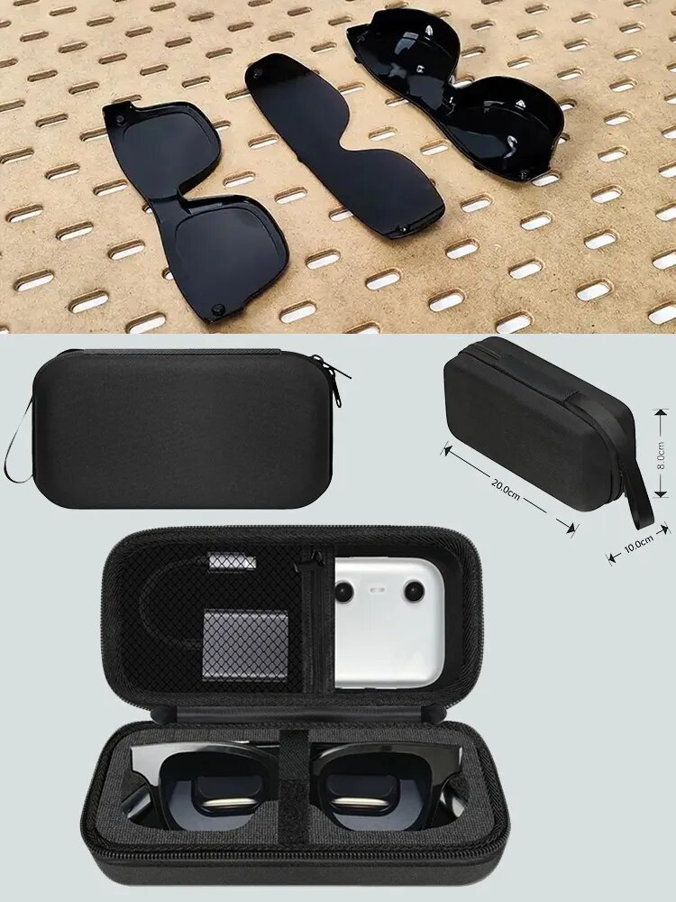 Сумка для хранения очков RayNeo Air2/Air2s Air3s/Air3s Pro Air4/Air4 Pro Air Plus/V3/V3 Slim/X3 Pro AR Glasses