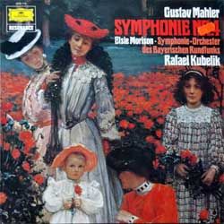 Винил LP MAHLER, RAFAEL KUBELIK, ELSIE MORISON, BAVARIAN RADIO ORCHESTRA 'Symphony Nr. 4' (1968 RI German press, with LC, 2535 119, near mint/ex-)