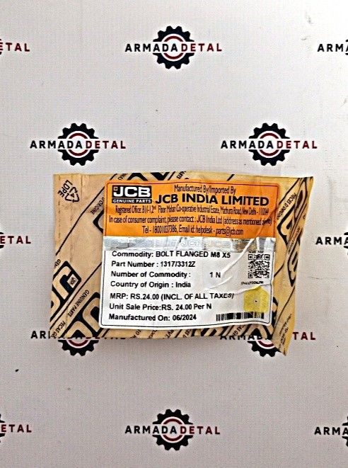 Болт М8х50 1317/3312Z JCB