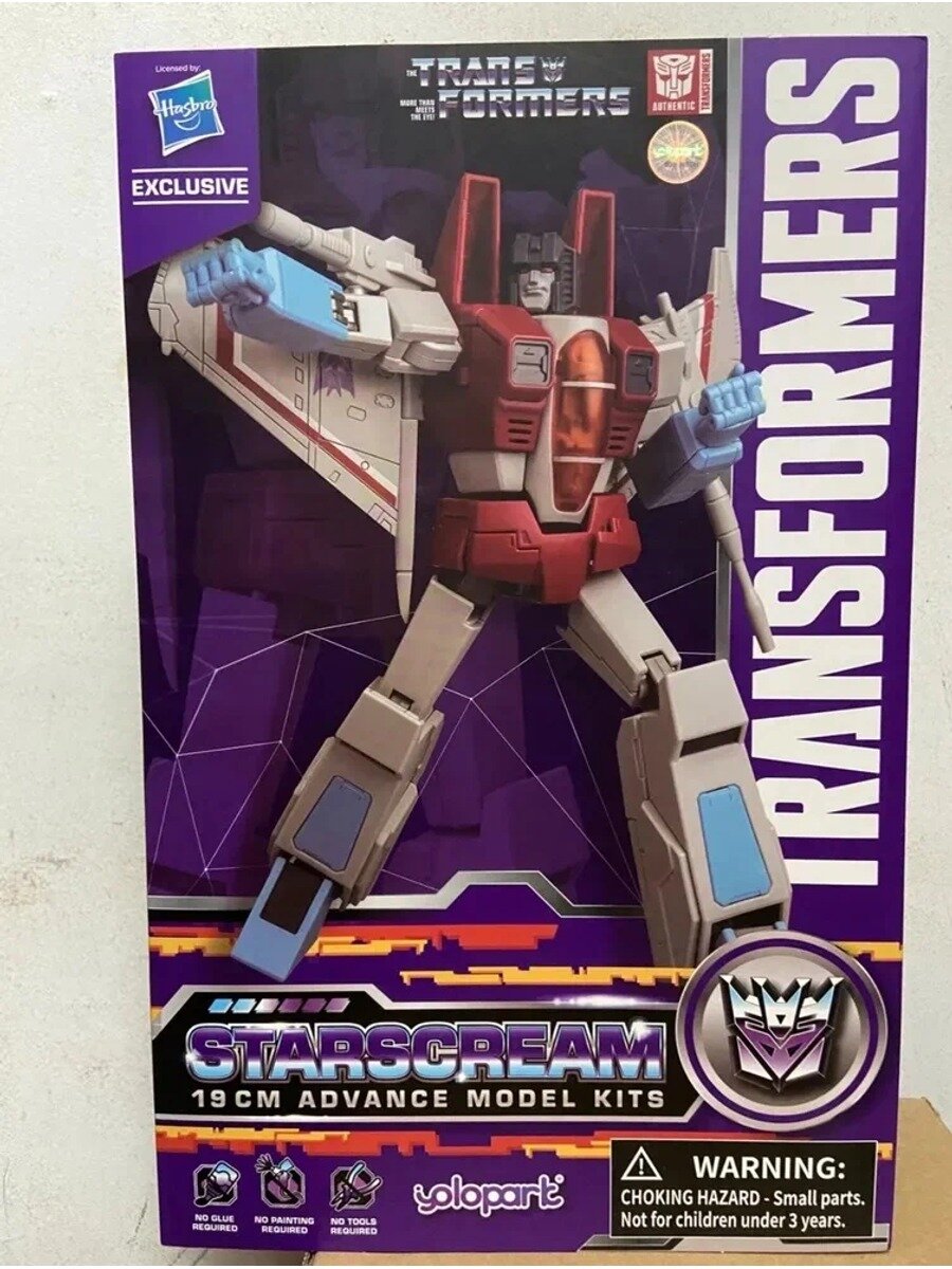 Трансформеры Игрушка Yolopark Starscream 19cm Advance Model Kits