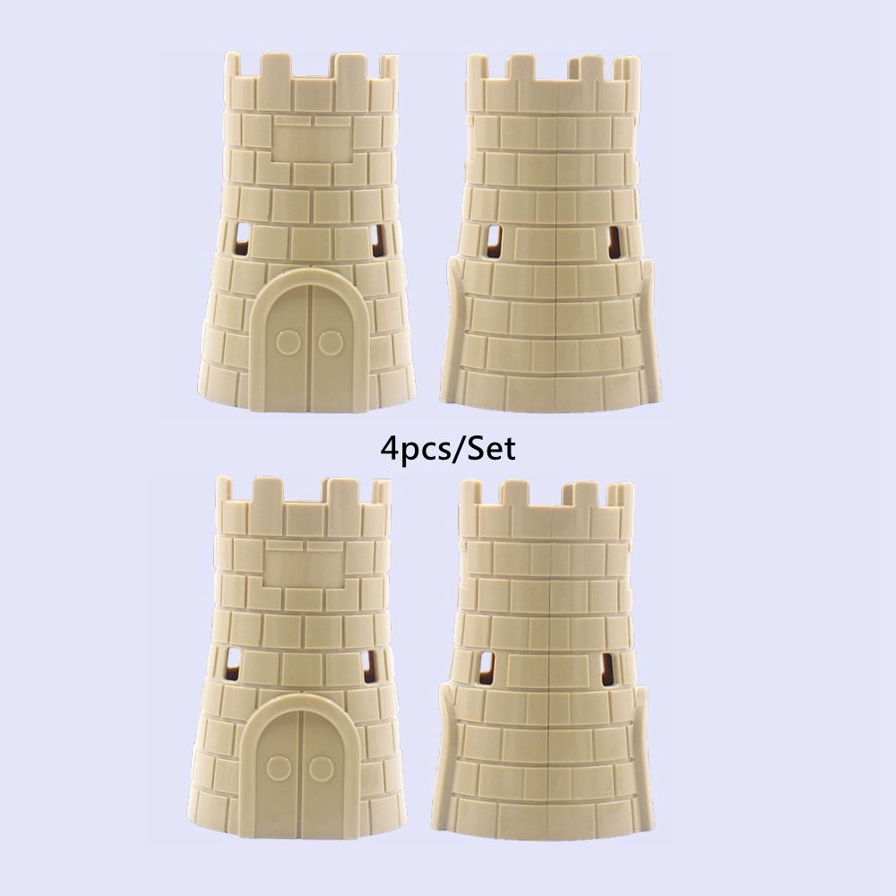 Совместимость с Лего строительный блок мини Бункер / Diy детские игрушки / подарок на день рождения 4 штуки в комплект