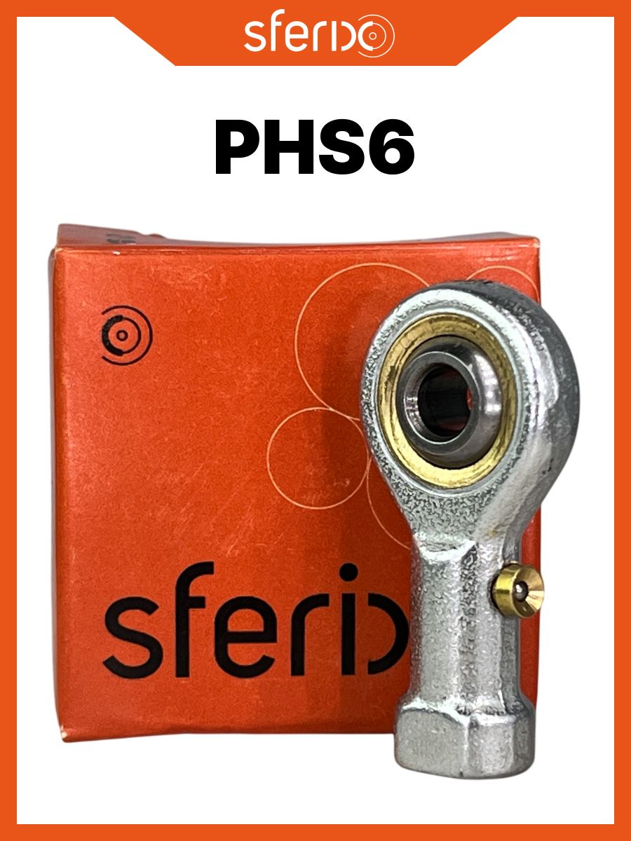 Шарнирный наконечник PHS6 (SIKAC6 M) SFERIX Правая резьба