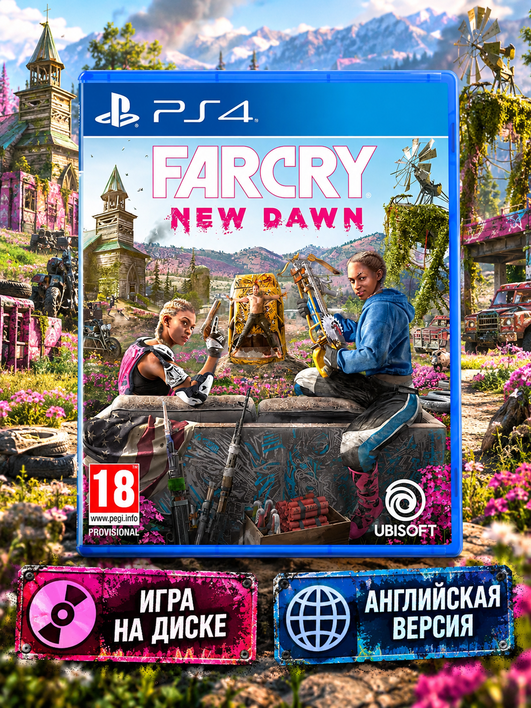 Игра Far Cry New Dawn (PlayStation 4, Английская версия)