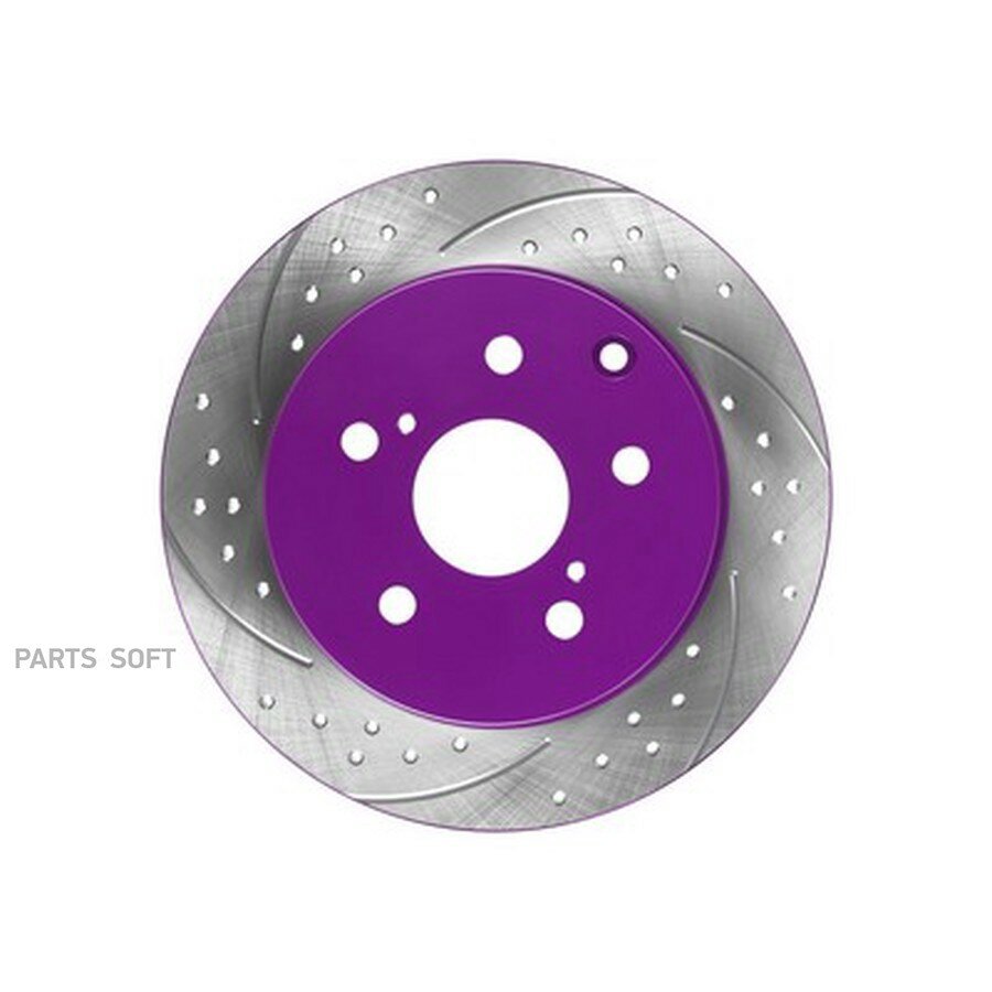 Диск тормозной перфорированный Performance (к-кт 2 шт, цена за 1 шт) toyota mark x zio i (a1) rav 4 NIBK RN1433DSET | цена за 1 шт