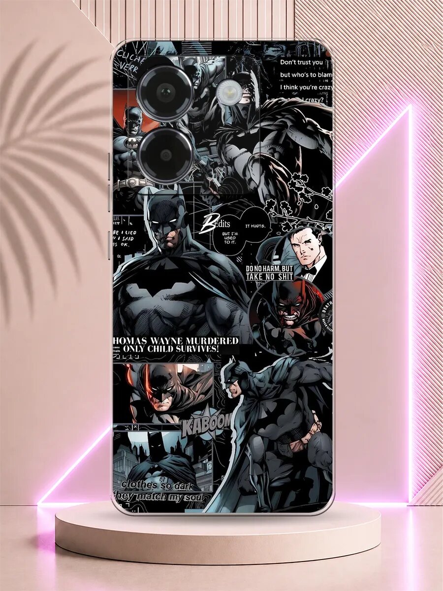 Чехол на Poco M7 Pro Бэтмен