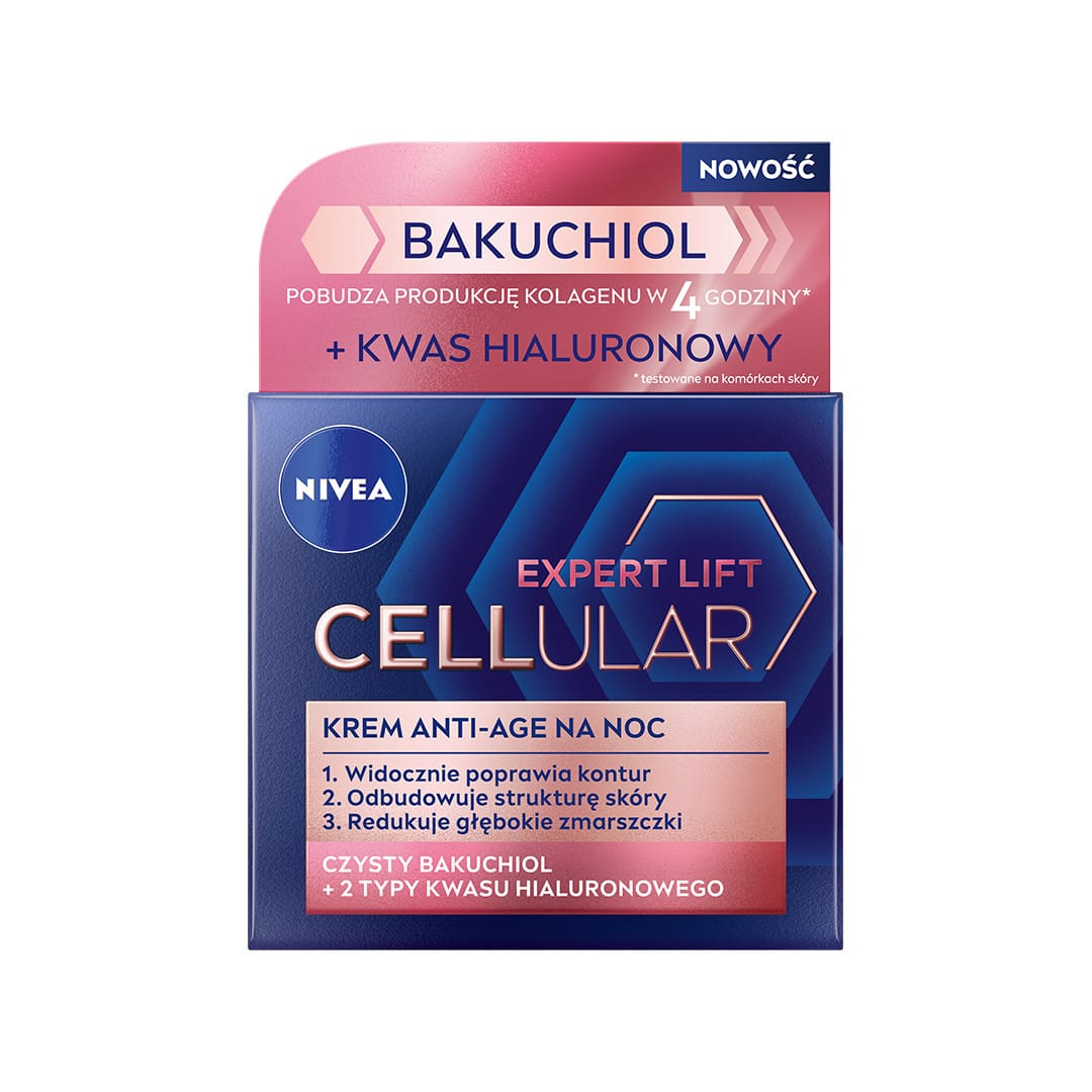 Крем для ухода за кожей Nivea Cellular Expert Lift, антивозрастной, на ночь, 50 мл