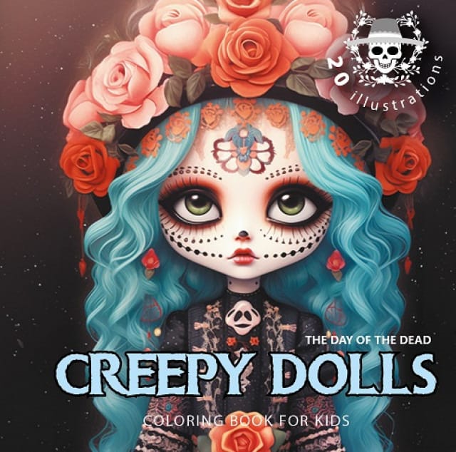 Раскраска Fresh Creepy dolls Upiorne laleczki, 16x16 см