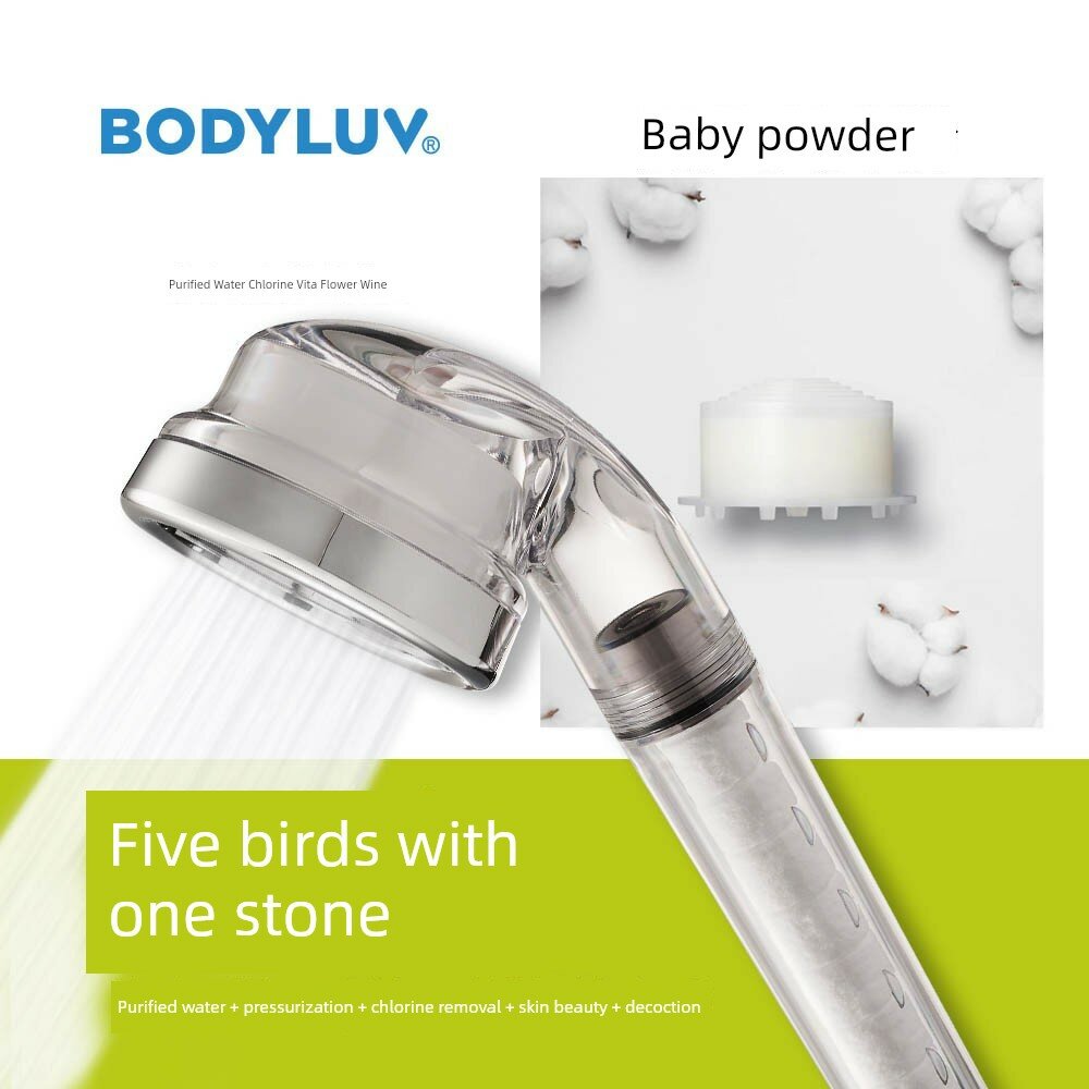 BODYLUV Система для душа с фильтром и мини-ароматом - Аромат детской присыпки