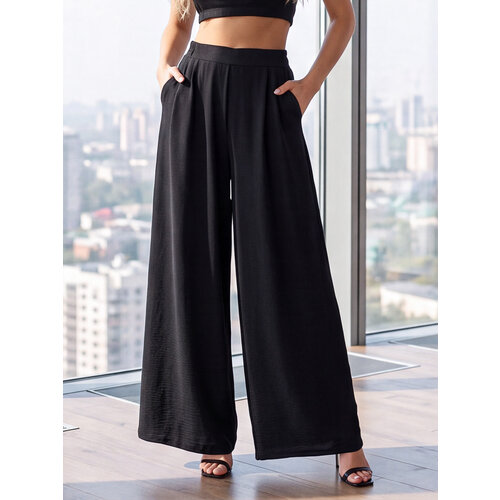 фото Брюки mimi pajamas new, размер l, чёрный