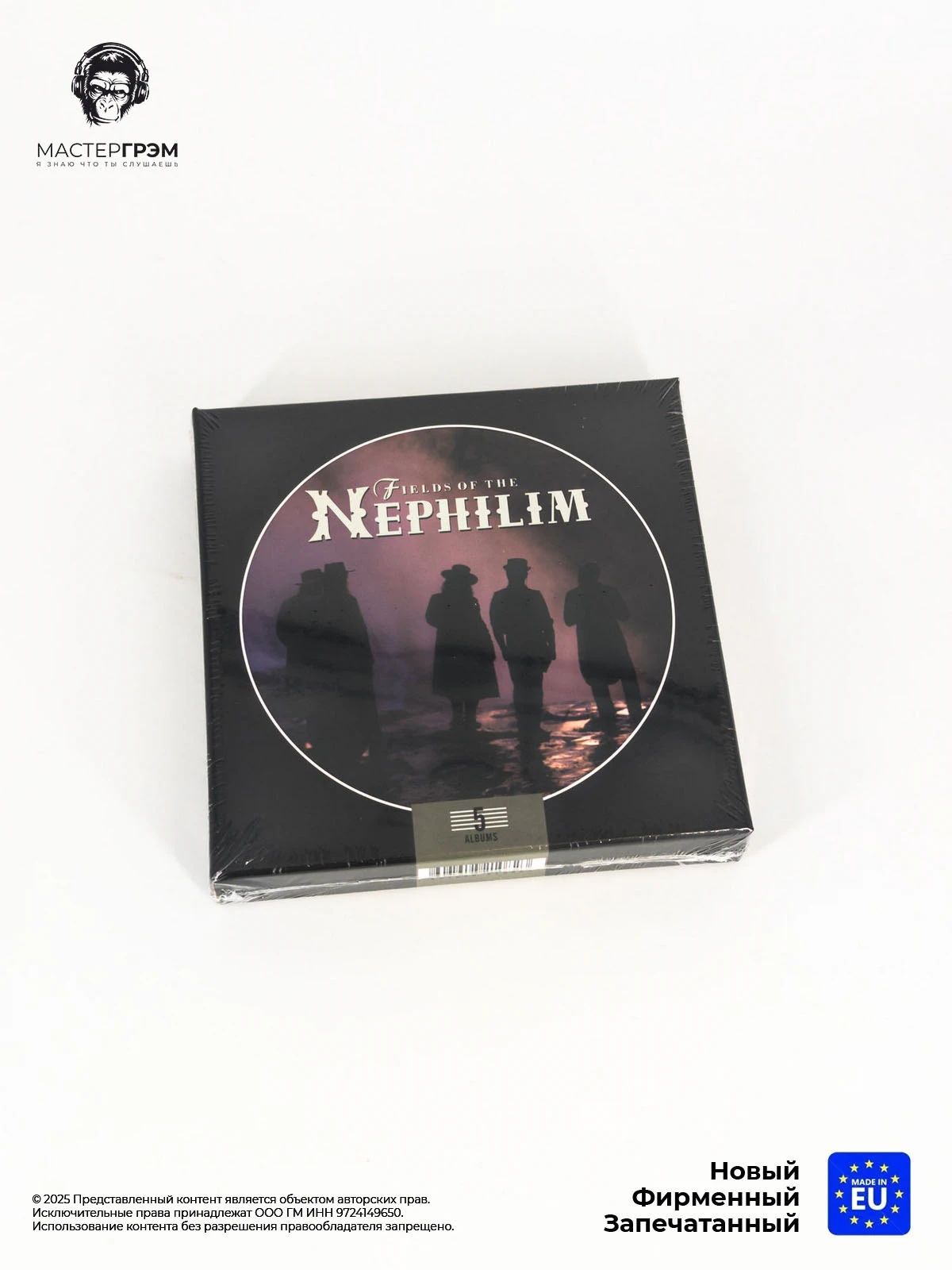 CD диск Fields Of The Nephilim - 5 Albums (5CD) 2013, Papersleeves In Box