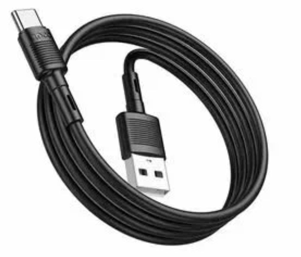 Кабель Type-C / USB, 1м, HOCO (X83), черный,