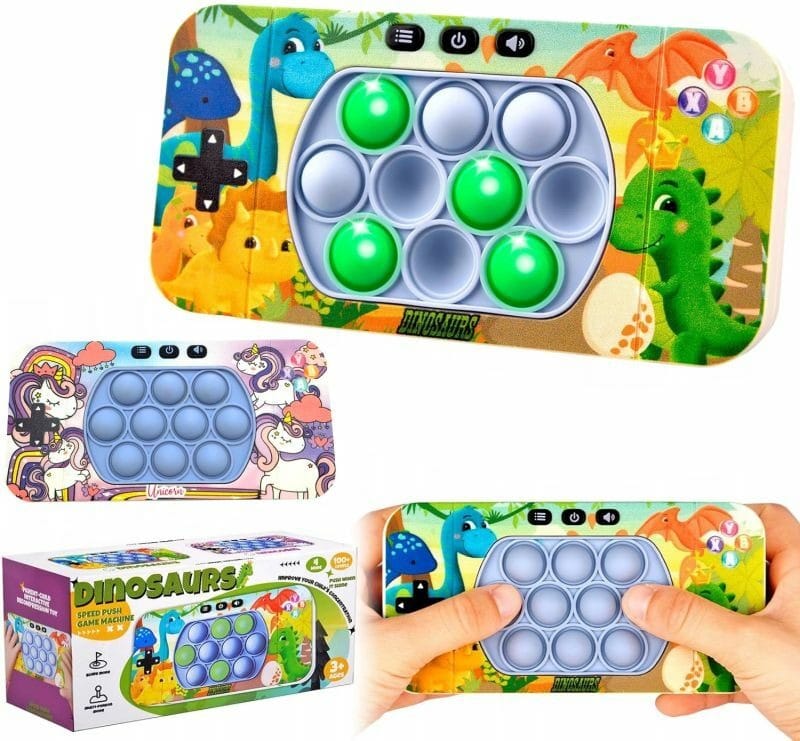 Головоломка Trifox Quick Push, Pop It, дино единороги