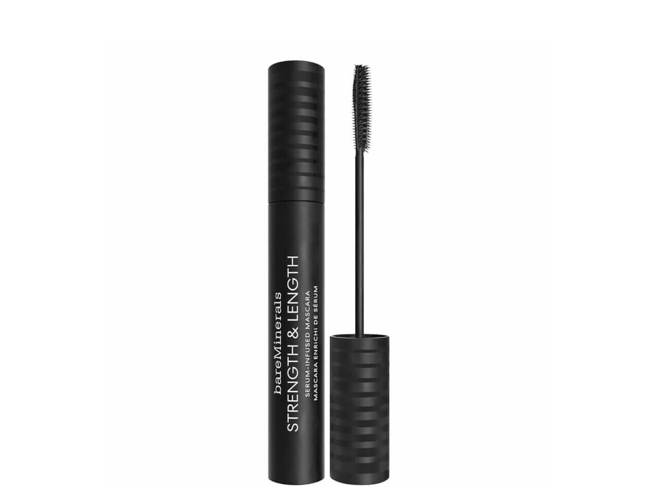 Тушь для ресниц bareMinerals STRENGTH & LENGTH Serum-Infused, Черный