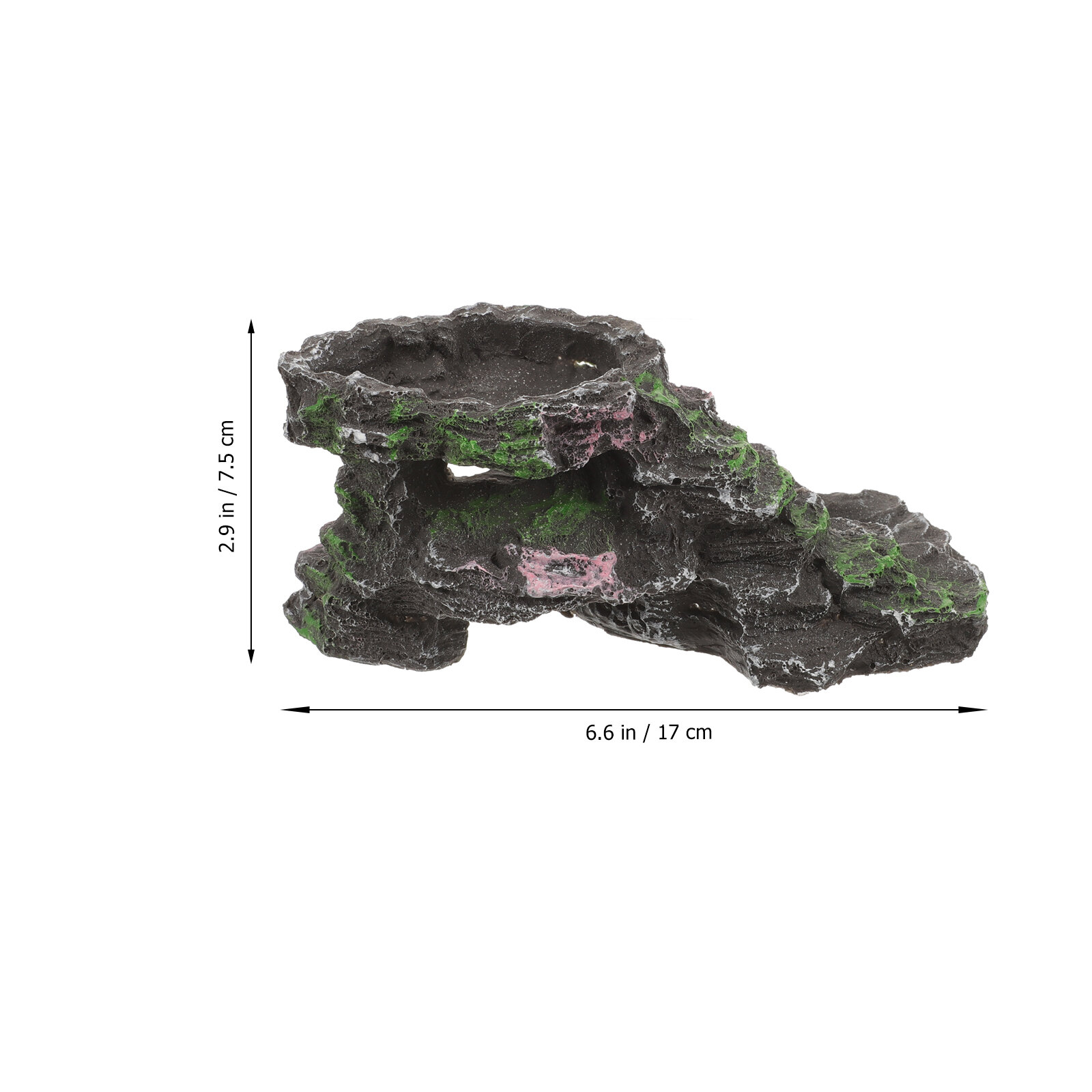 Платформа Для Черепах 17x12 Cm Оливковый Цвет Многофункциональный Дизайн Подходит Для Аквариумов И Других Животных
