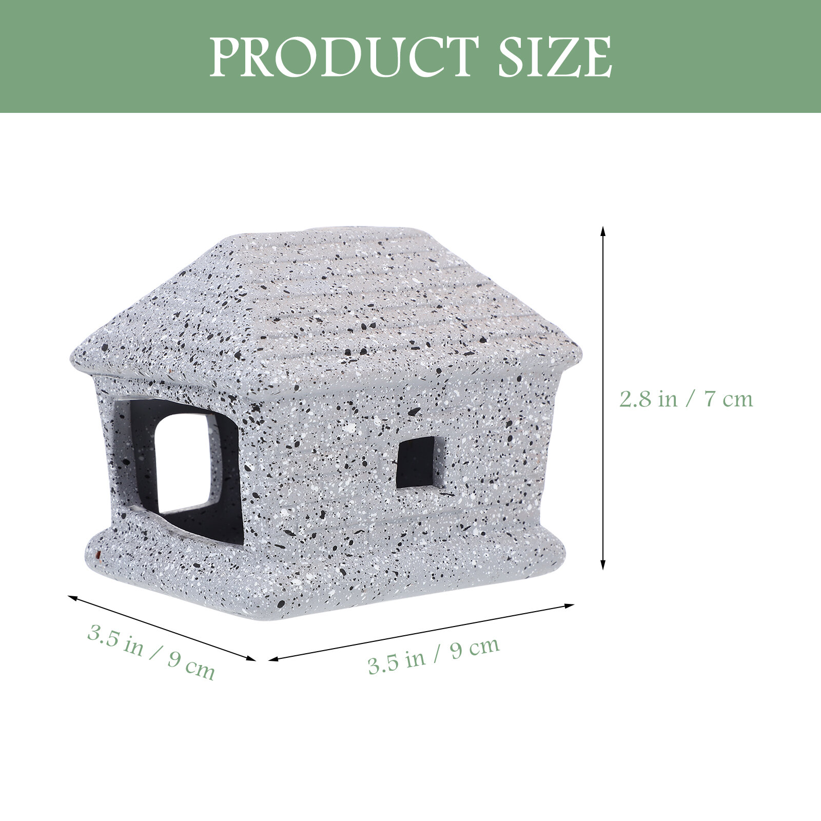 Укрытие Для Рыбок И Креветок Украшение Для Аквариума 9X9X7Cm