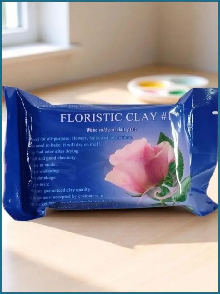 Полимерная флористическая глина №1 Floristic clay, "холодный фарфор"
