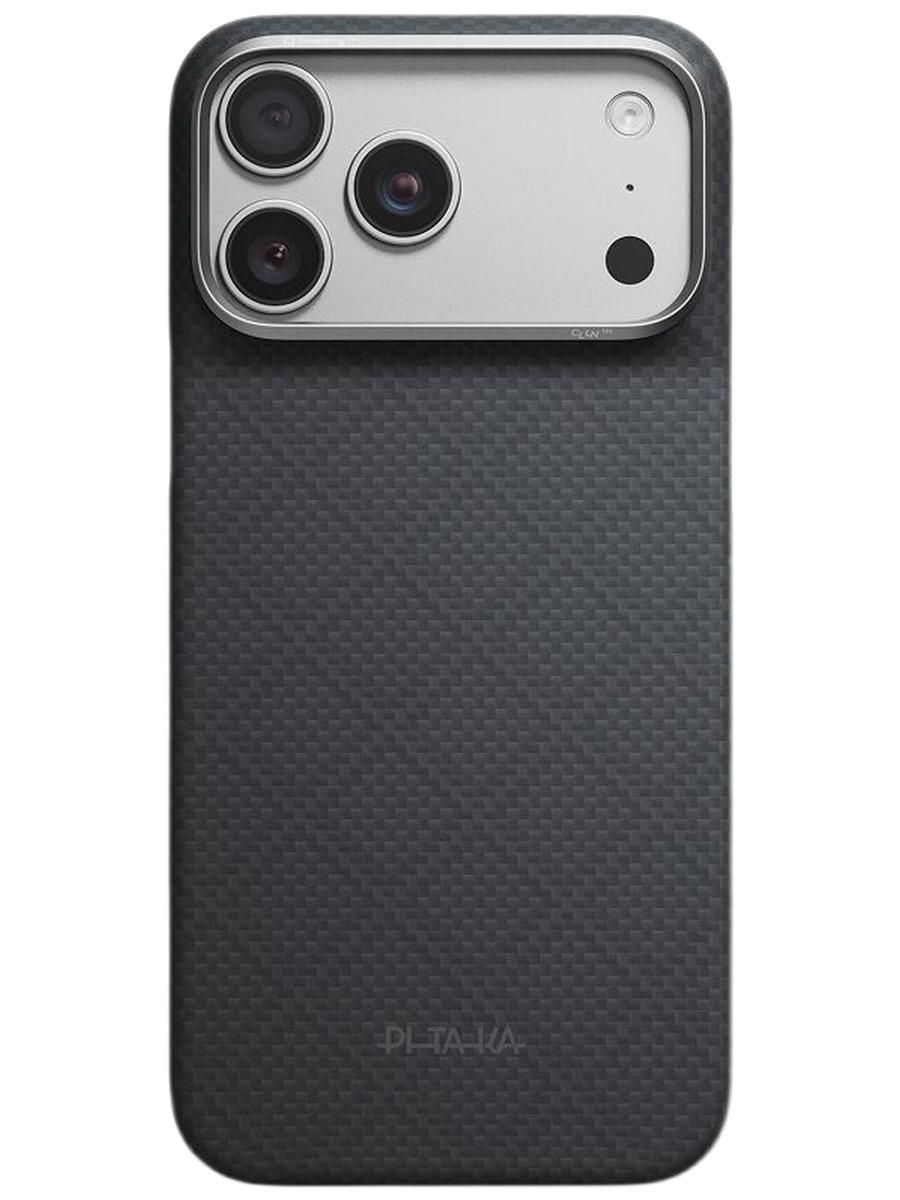 Ультра тонкий чехол PITAKA (Argyle) для iPhone 17/18 Pro, (Basalt Black) Черный
