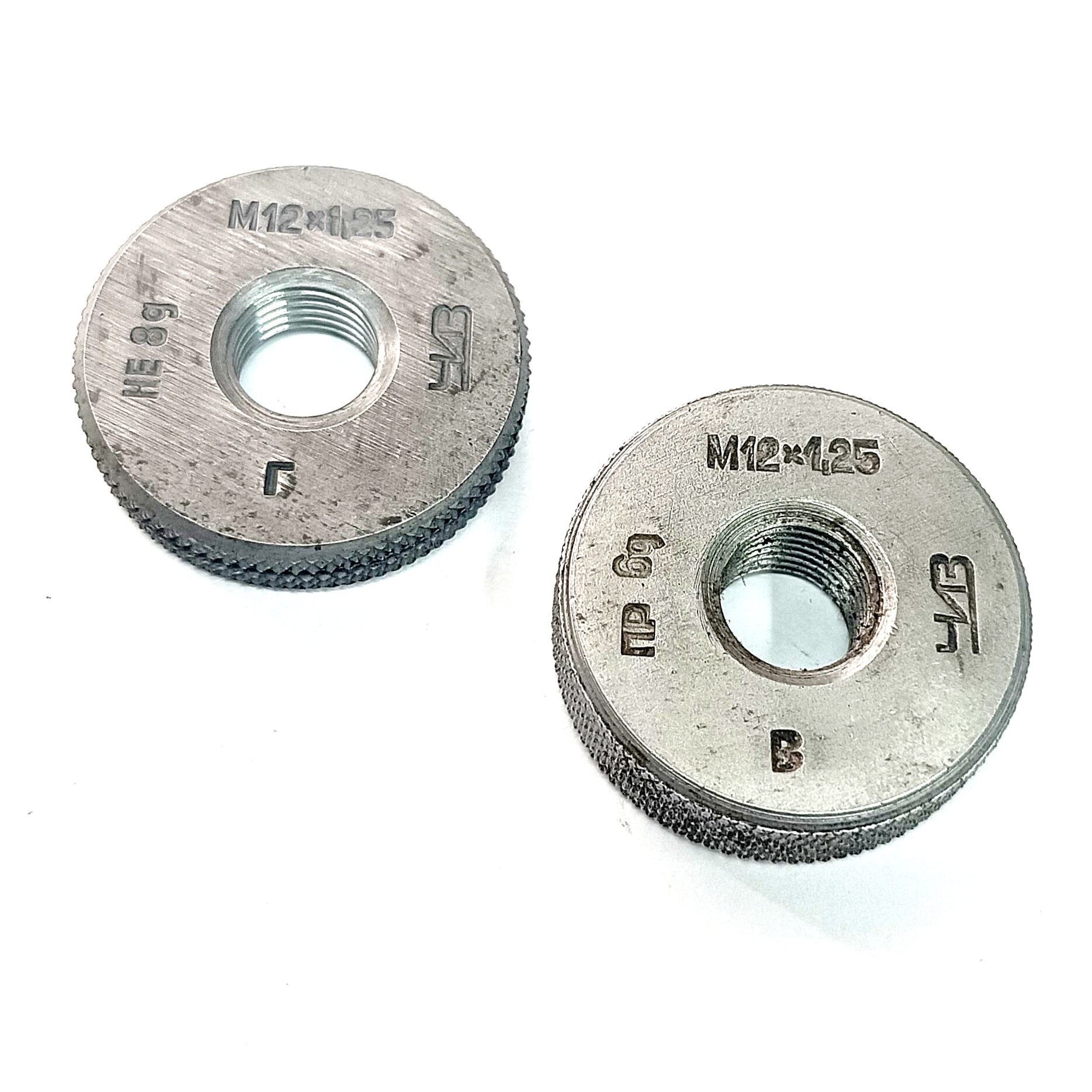 Калибр-кольцо резьбовое М12х1,25 (ПР 6g НЕ 8g) 8211-0055 8211-1055
