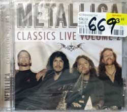 Музыкальный диск METALLICA 'Classic Live Volume 2' (2017 UK RARE press, SMCD958, new, sealed) (CD)