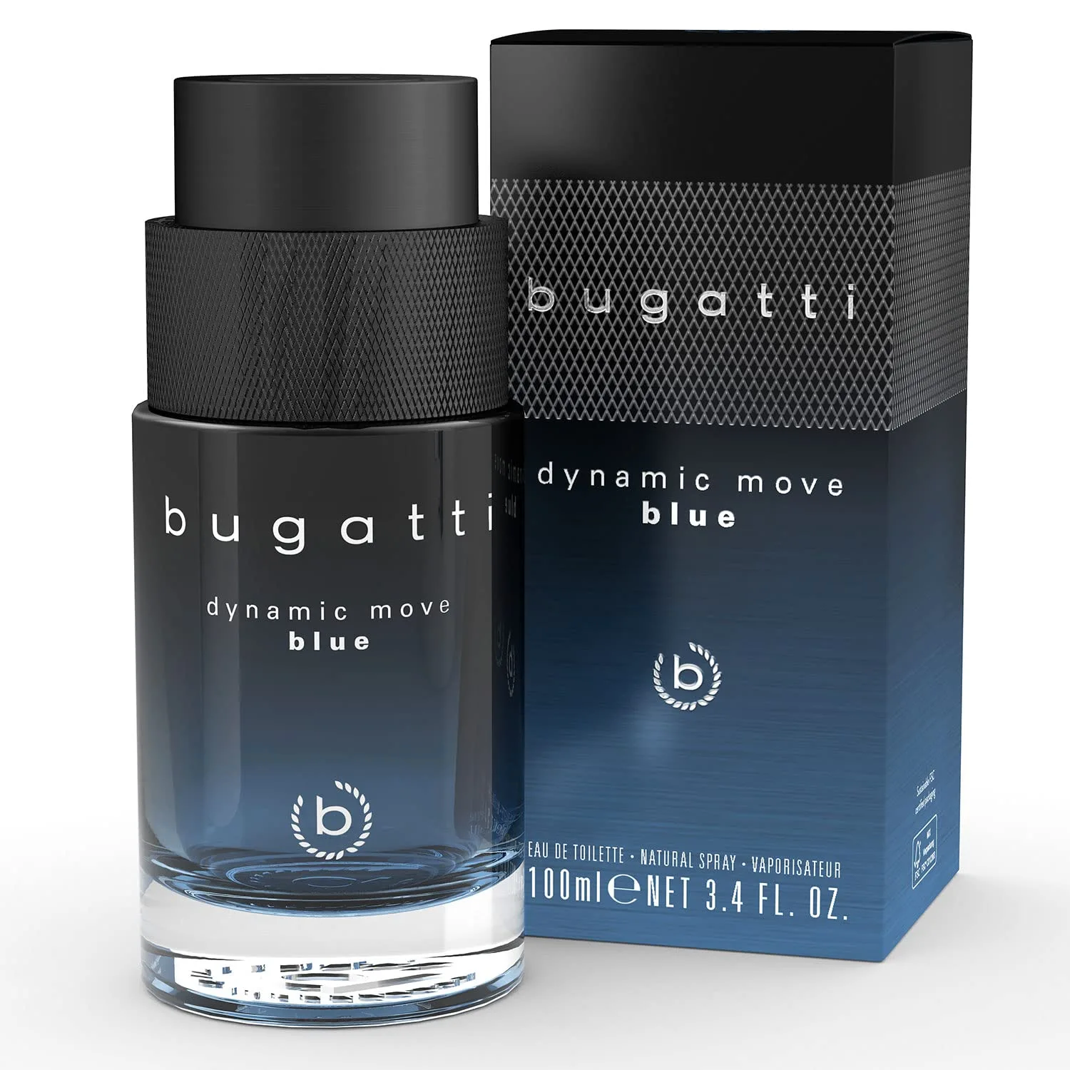 Динамик Мов Блу Бугатти туалетная вода 100 мл для мужчин / Bugatti Dynamic Move Blue