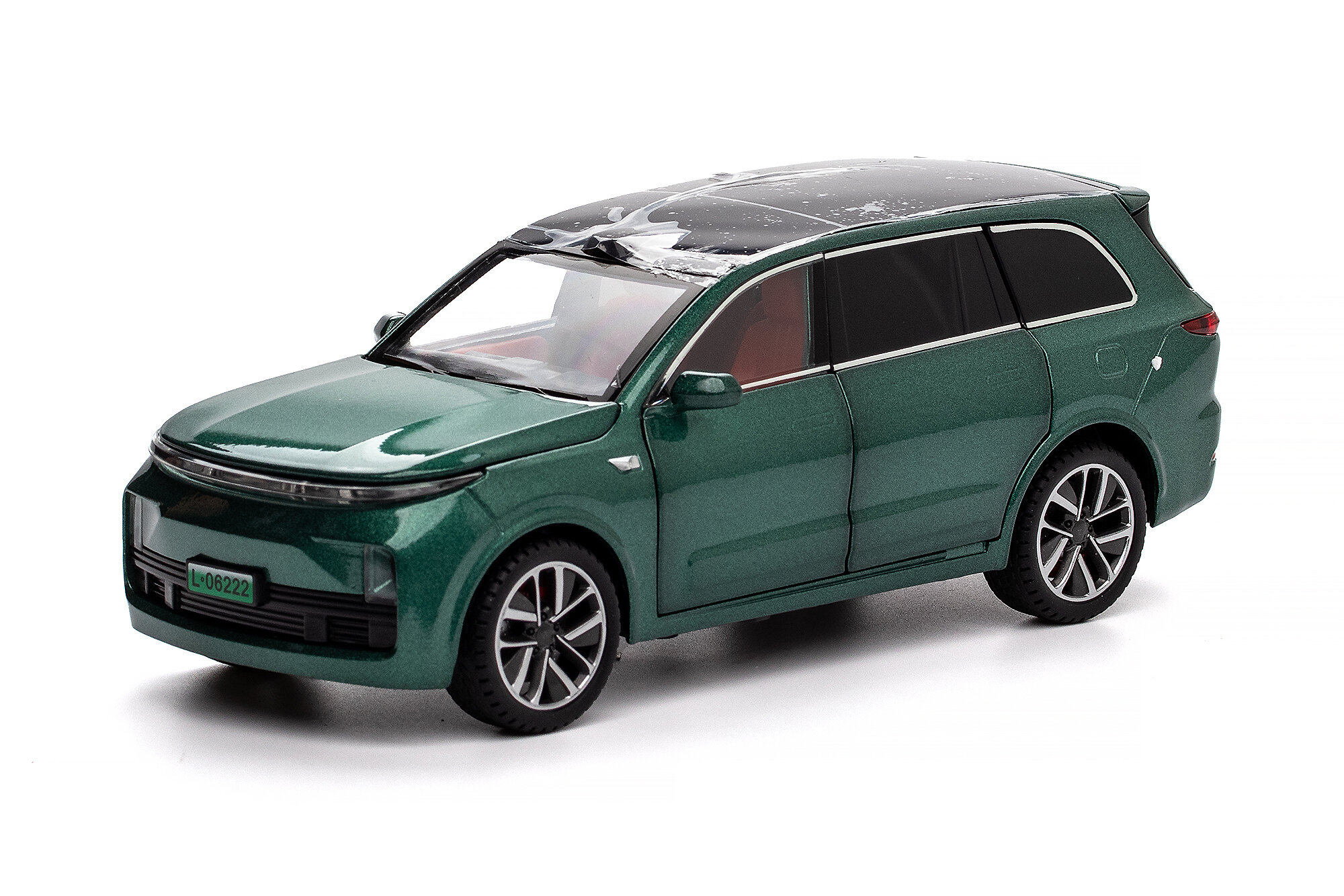 Модель коллекционная PAUDI Lixiang (li auto) L9 2025 green / лисян L9 2025 темно-зеленый (длина 20 см, без упаковки)