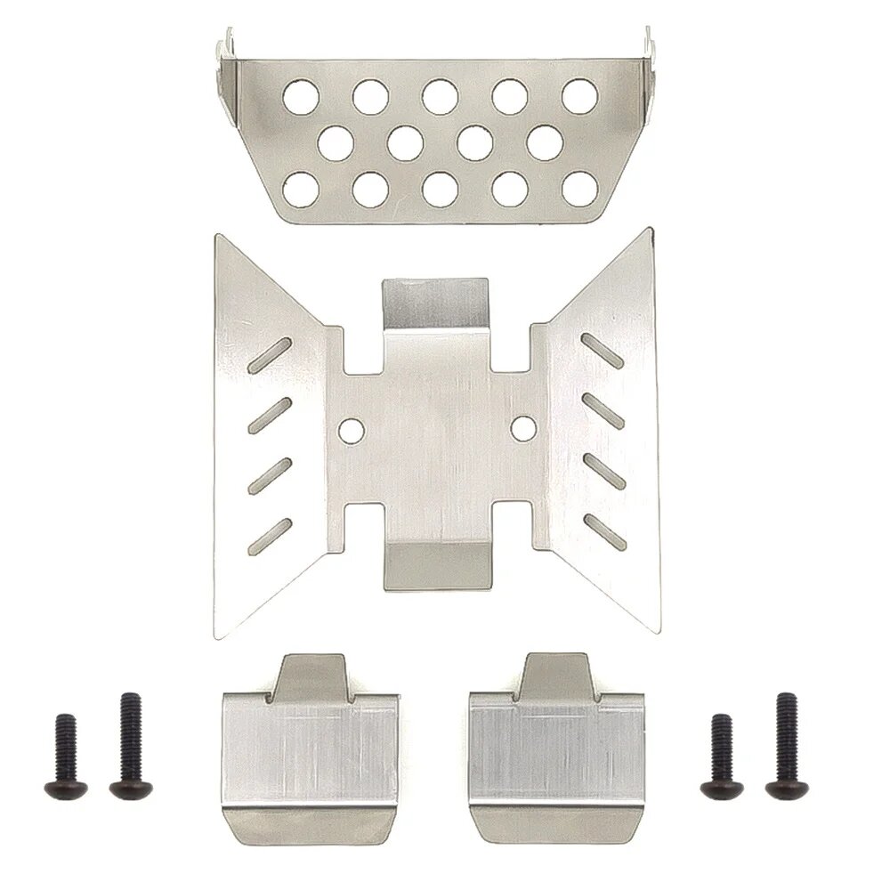 Броня шасси Axial SCX10 III AXI03007 из нержавеющей стали