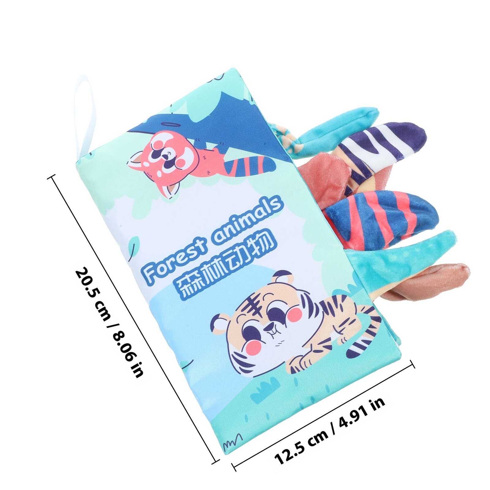Книга Для Малышей Из Ткани С Иллюстрациями 20.50X12.50X1.00Cm