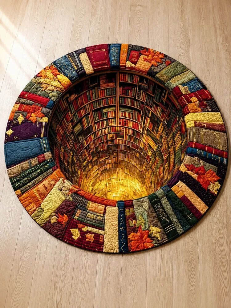 Коврик для кухни 50x50 см 10 мм 3d-эффект коричнево-красный