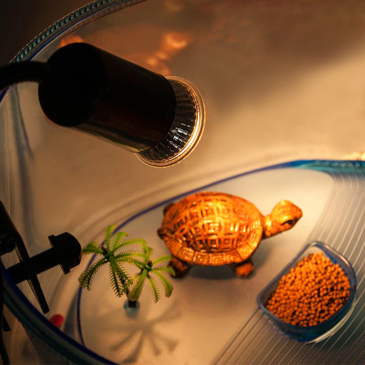 POPETPOP 3 Штуки 75W UVA UVB Лампа Для Человекообразных Обезьян И Других Домашних Животных Серебристый