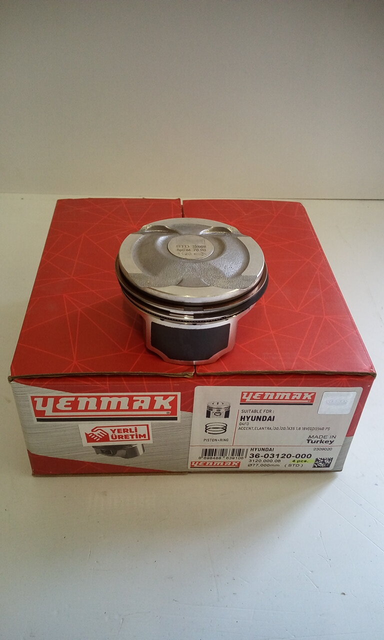 Поршень к-т 77 std g4fd accent , e Yenmak 3603120000