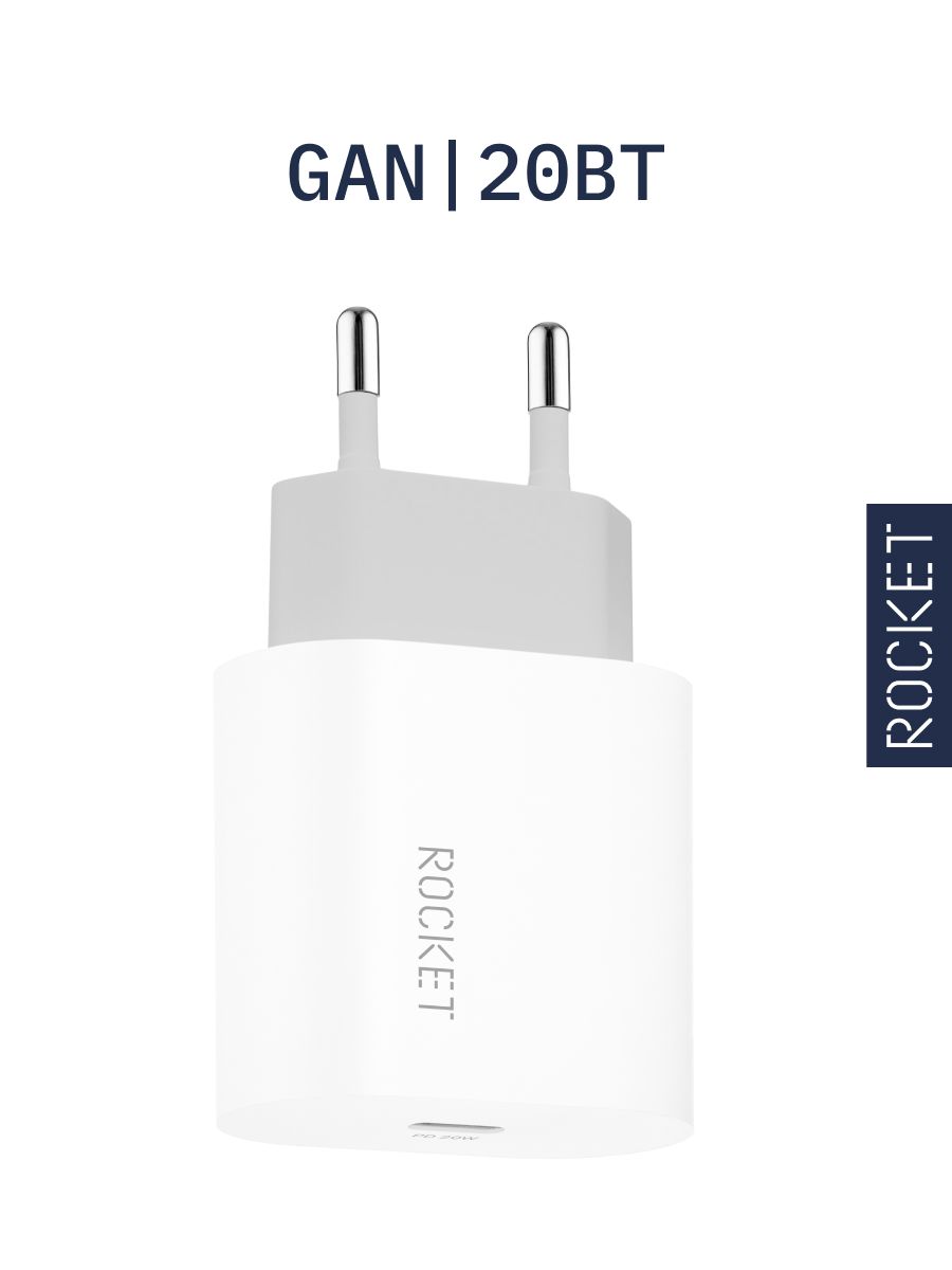 Сетевое зарядное устройство Rocket Port 20W, USB-C
