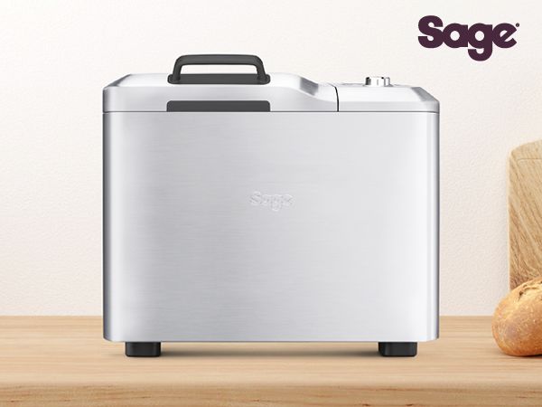 Sage Хлебопечка Custom Loaf, Bread Maker, Brushed Stainless Steel 830Вт