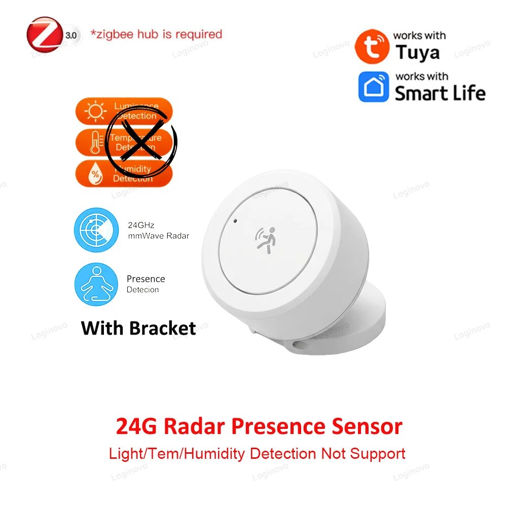 Датчик присутствия Coolo Zigbee Zigbee TUYA Stand