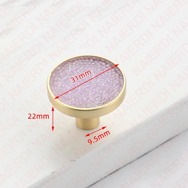 Ручки для шкафов NAIERDI, round-2, 31x22x9.5 мм