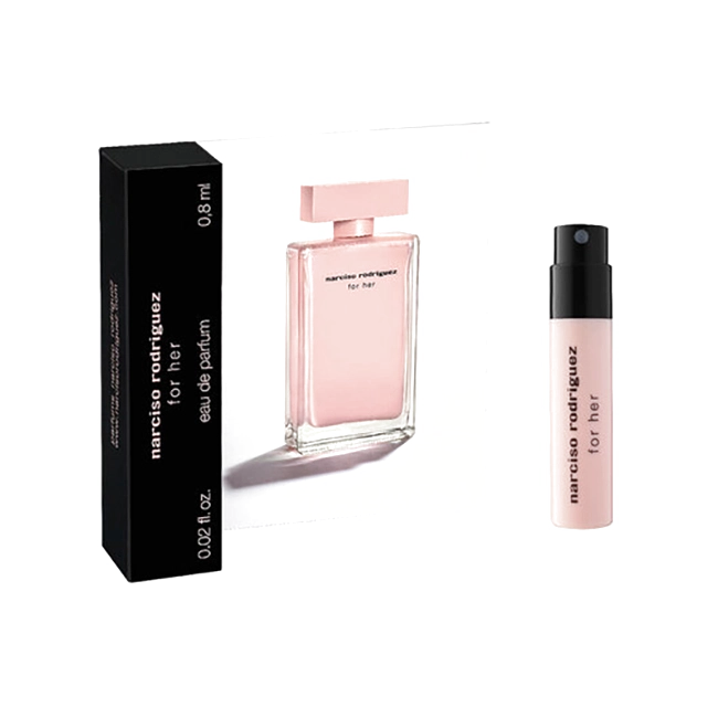Парфюмерная вода Narciso Rodriguez Narciso Rodriguez For Her Eau De Parfum пробник 0.8 / Мини-версия Нарциссо Родригес Розовые