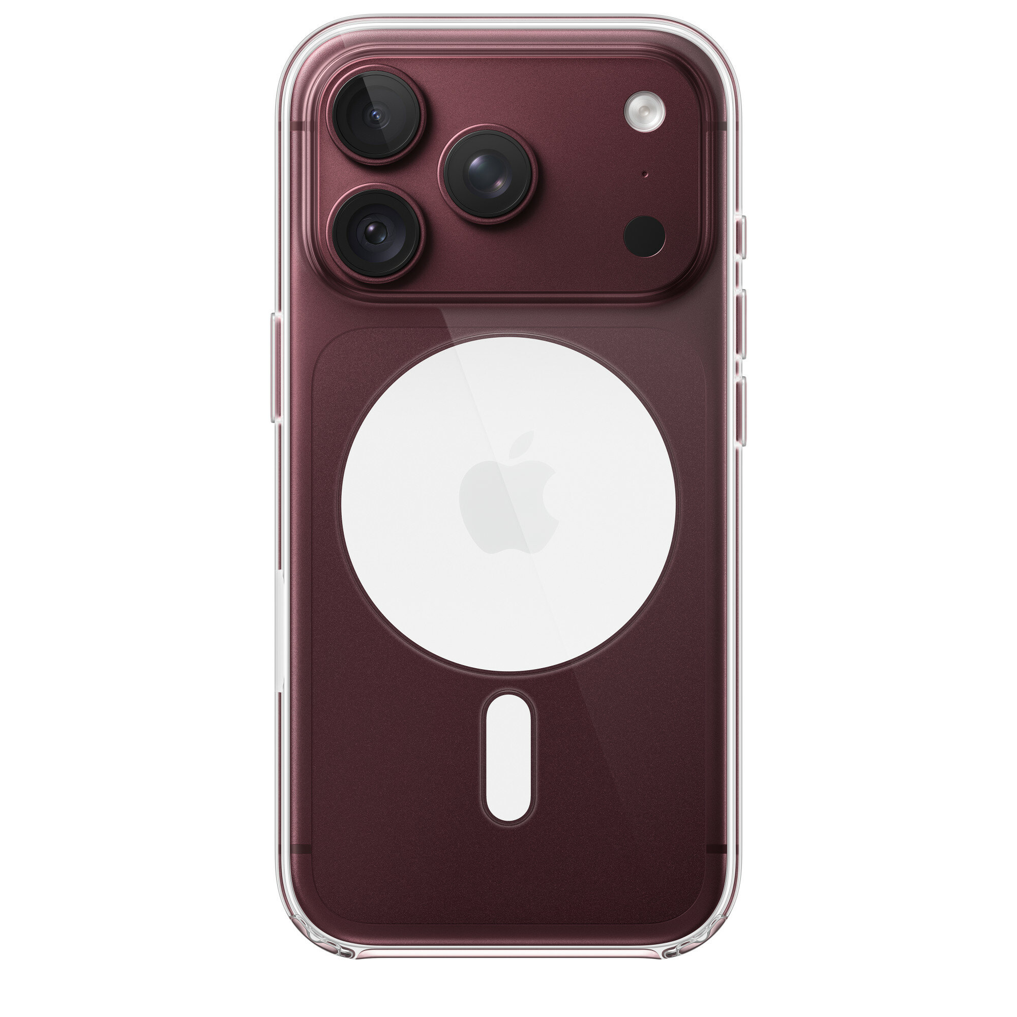 Чехол Apple iPhone 18 Pro Clear Case with MagSafe, прозрачный (MKDU4), для 18 Про