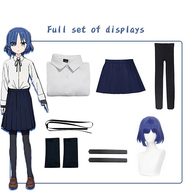 Косплей костюм BOCCHI THE ROCK! Yamada Ryo 3 Costume Wig