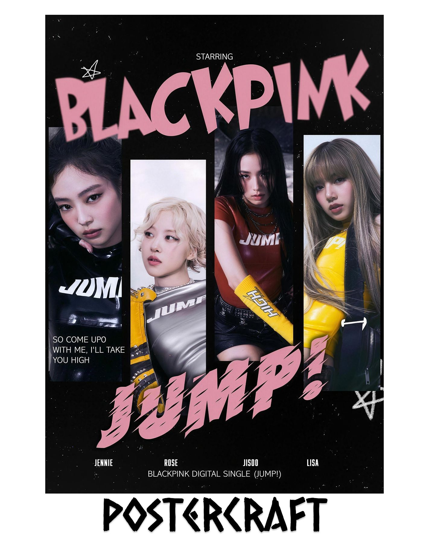 Постер Музыка "Blackpink" (Jump), А3, глянц 42х29.7см