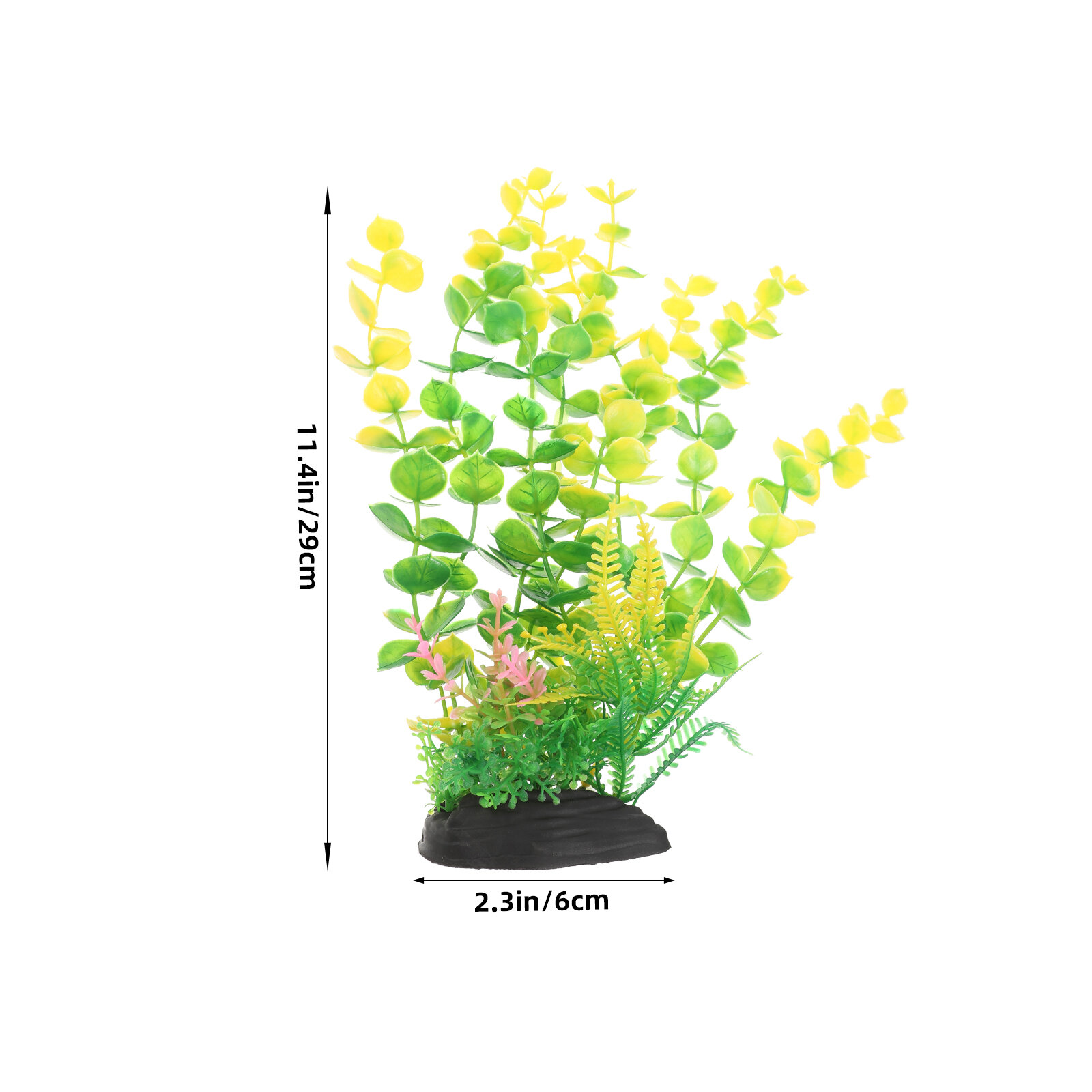 Водная Трава Для Аквариума Реалистичное Украшение Зеленый 29.00X6.00X4.00Cm
