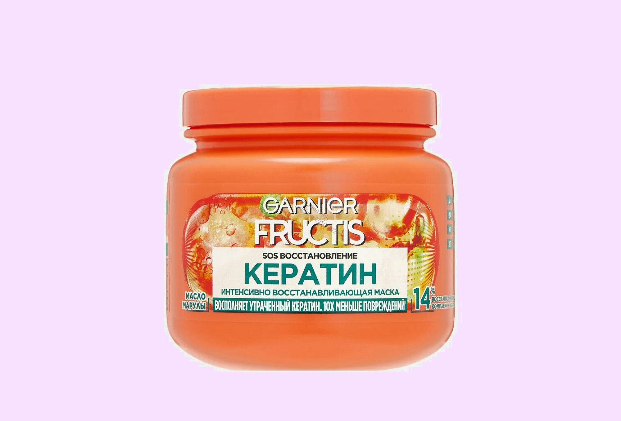 Реанимирующая маска для секущихся и поврежденных волос Fructis SOS восстановление, 300 мл