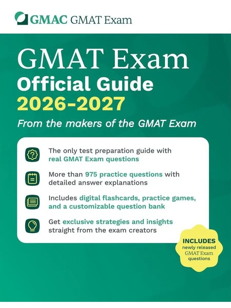 GMAT Official Guide 2026 - 2027 Book + Online Question Bank